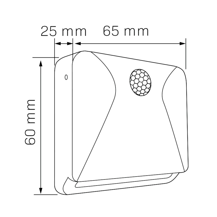 LED Rasvjeta za namještaj sa senzorom LED/0,8W/4,5V 3xAAA bijela
