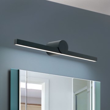 LED Rasvjeta za ogledalo u kupaonici BEAUTY LED/12W/230V 61 cm IP54 crna