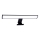 LED Rasvjeta za ogledalo u kupaonici ELBA LED/8W/230V 4000K 40 cm IP44 crna