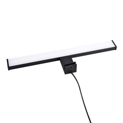 LED Rasvjeta za ogledalo u kupaonici ELBA LED/8W/230V 4000K 40 cm IP44 crna