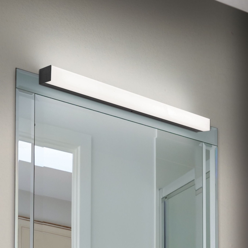 LED Rasvjeta za ogledalo u kupaonici HORIZON LED/12W/230V 3000/4000K 60 cm IP44 crna