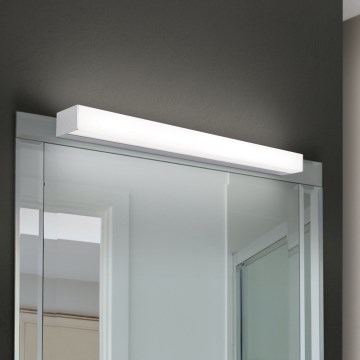 LED Rasvjeta za ogledalo u kupaonici HORIZON LED/12W/230V 3000/4000K 60 cm IP44 srebrna