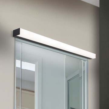 LED Rasvjeta za ogledalo u kupaonici HORIZON LED/18W/230V 3000/4000K 90 cm IP44 crna