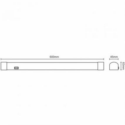 LED Rasvjeta za ogledalo u kupaonici LED/15W/230V 4000K IP44