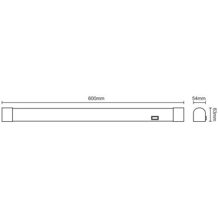 LED Rasvjeta za ogledalo u kupaonici LED/15W/230V 4000K IP44