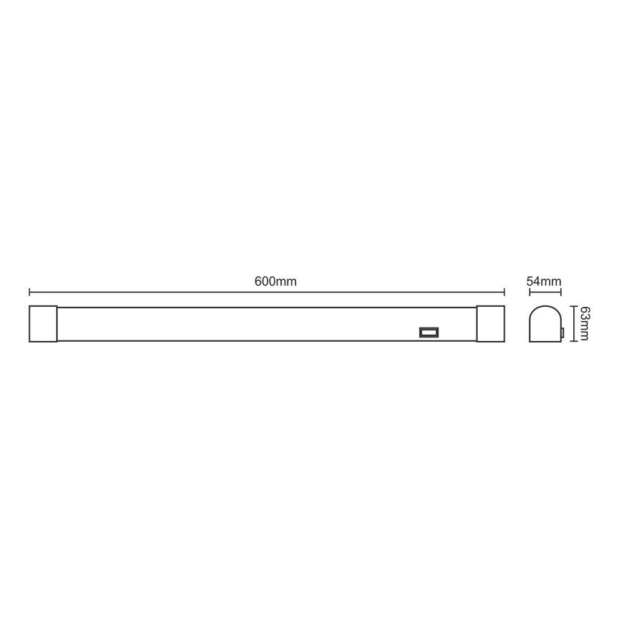 LED Rasvjeta za ogledalo u kupaonici LED/15W/230V 4000K IP44