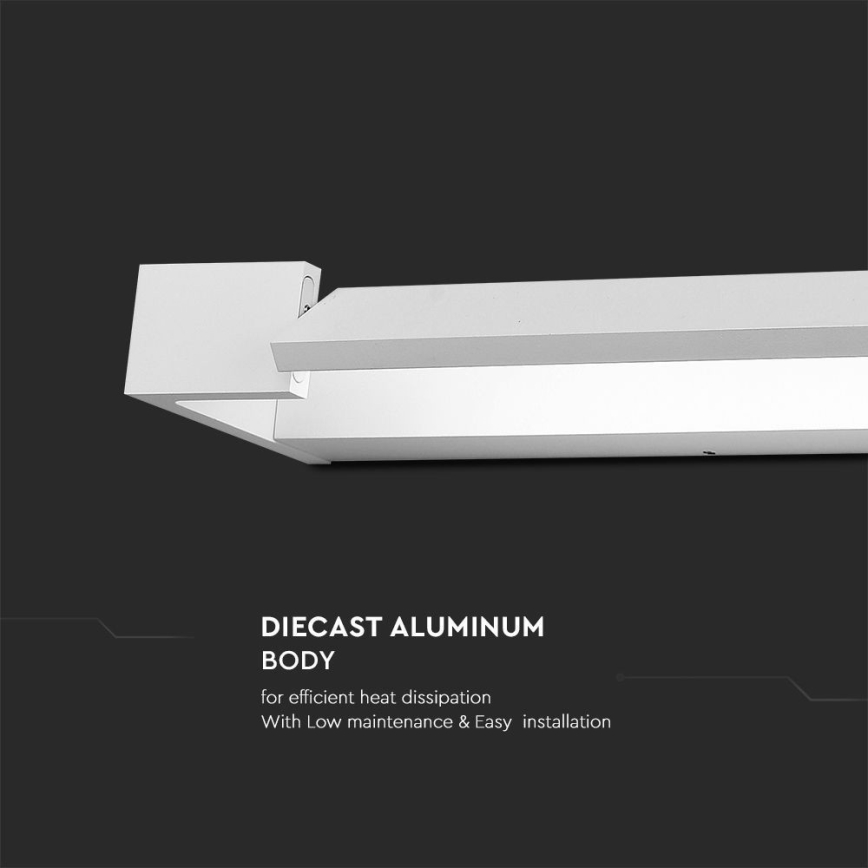 LED Rasvjeta za ogledalo u kupaonici LED/16W/230V 3000K IP44 60 cm bijela