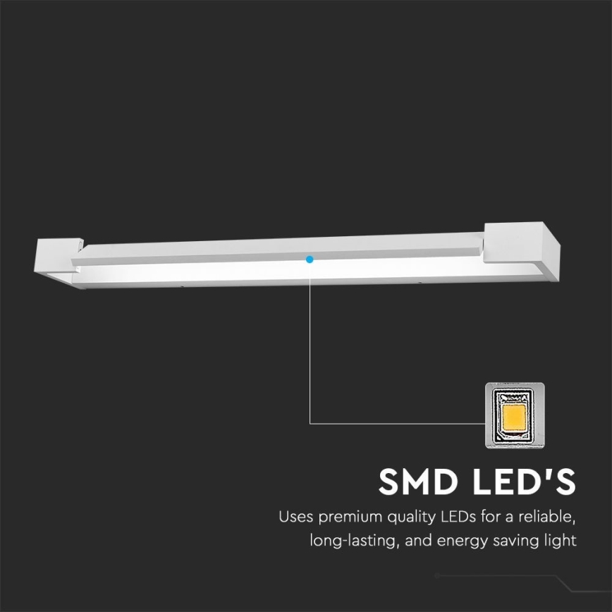 LED Rasvjeta za ogledalo u kupaonici LED/16W/230V 3000K IP44 60 cm bijela