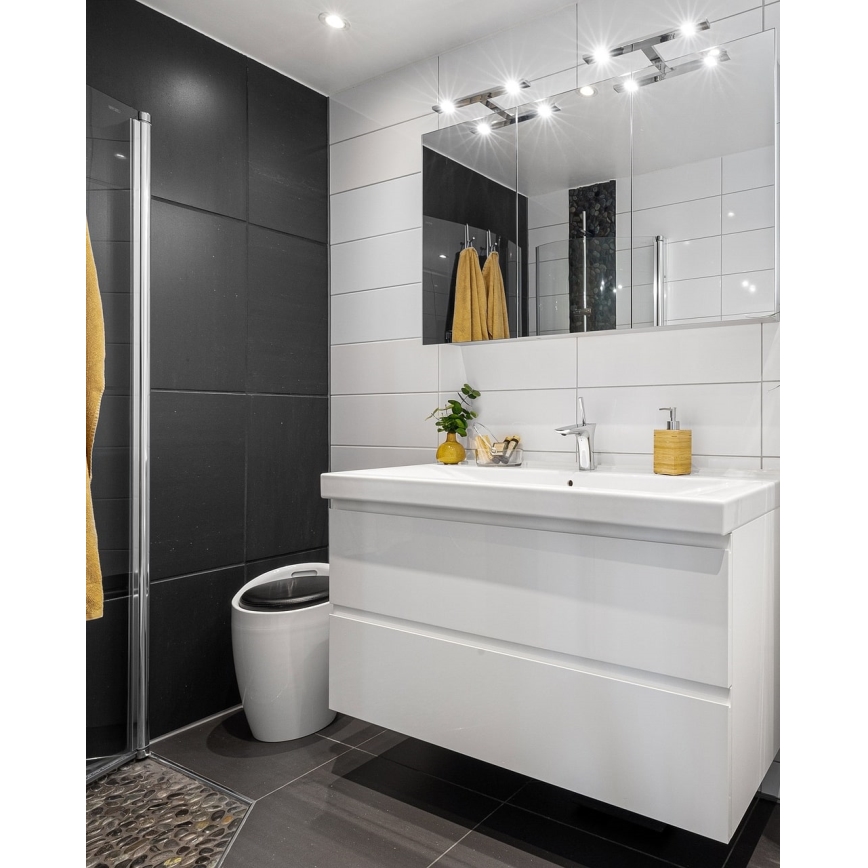 LED Rasvjeta za ogledalo u kupaonici LED/5W/230V 4000K 30 cm IP44 sjajni krom