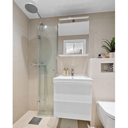 LED Rasvjeta za ogledalo u kupaonici LED/8W/230V 4000K 50 cm IP44 sjajni krom