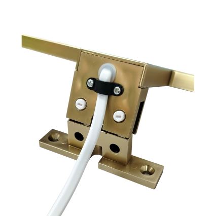 LED Rasvjeta za ogledalo u kupaonici LED/8W/230V 4000K 50 cm IP44 mat zlatna