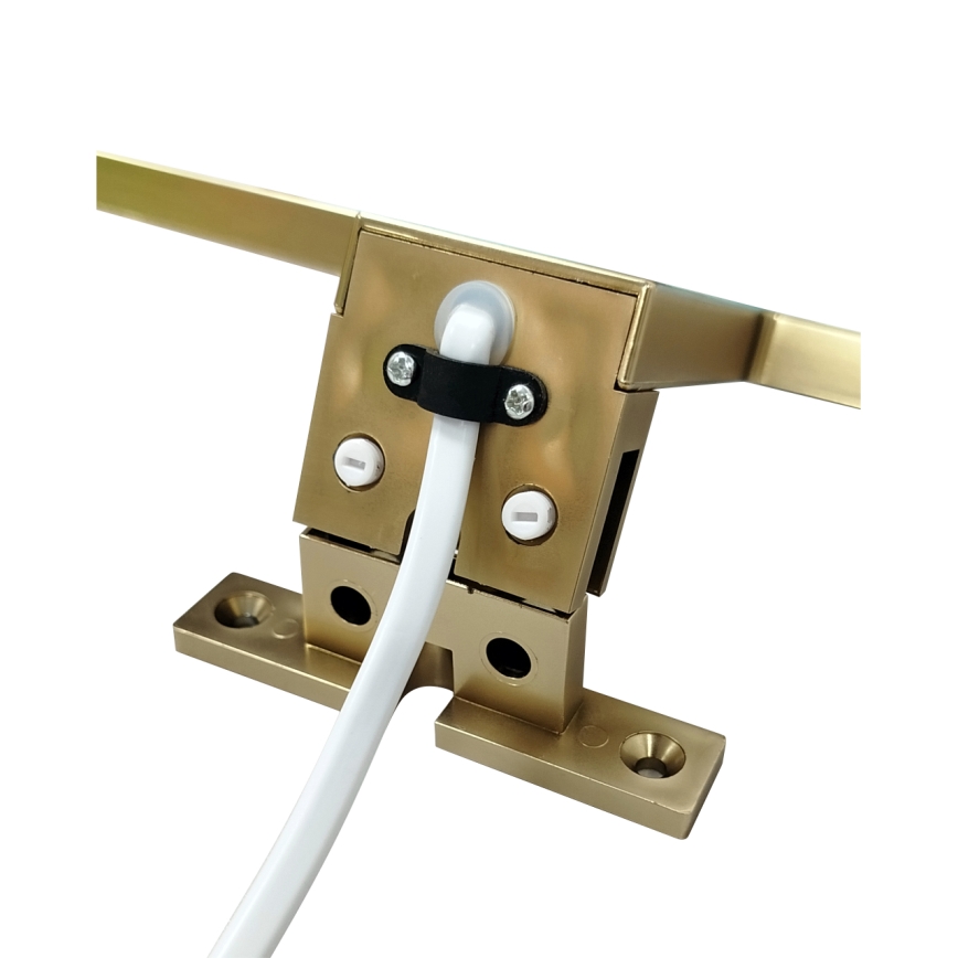 LED Rasvjeta za ogledalo u kupaonici LED/8W/230V 4000K 50 cm IP44 mat zlatna