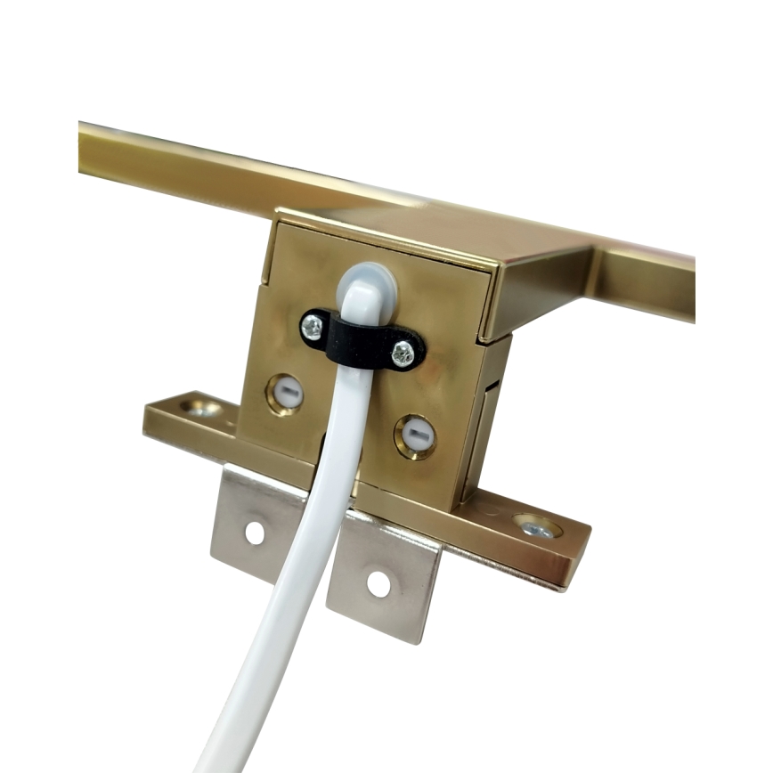 LED Rasvjeta za ogledalo u kupaonici LED/8W/230V 4000K 50 cm IP44 mat zlatna