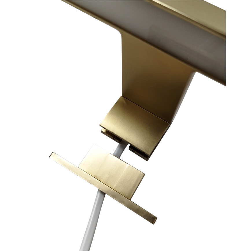 LED Rasvjeta za ogledalo u kupaonici LED/8W/230V 4000K 50 cm IP44 mat zlatna