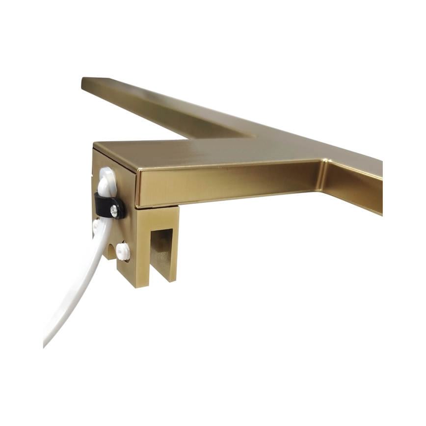 LED Rasvjeta za ogledalo u kupaonici LED/8W/230V 4000K 50 cm IP44 mat zlatna