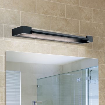 LED Rasvjeta za ogledalo u kupaonici MARILYN LED/18W/230V 60 cm IP44 crna
