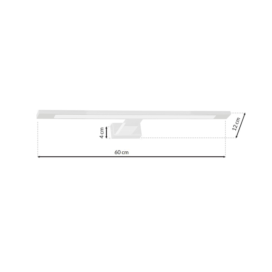 LED Rasvjeta za ogledalo u kuaponici SHINE LED/12W/230V IP44