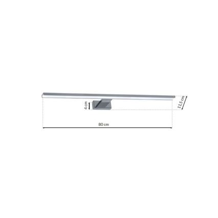 LED Rasvjeta za ogledalo u kupaonici SHINE LED/15W/230V IP44