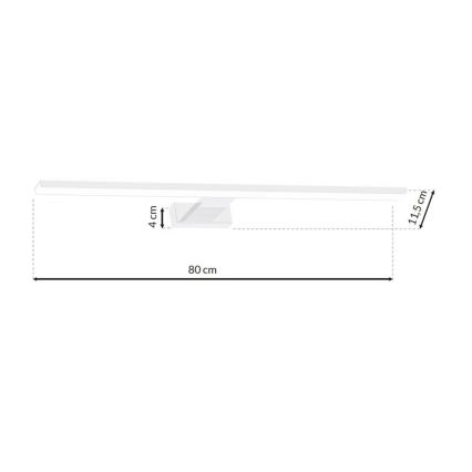 LED Rasvjeta za ogledalo u kupaonici SHINE WHITE LED/15W/230V IP44