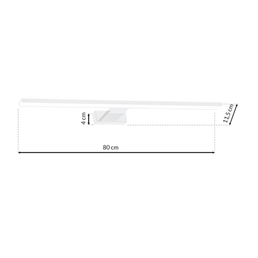 LED Rasvjeta za ogledalo u kupaonici SHINE WHITE LED/15W/230V IP44