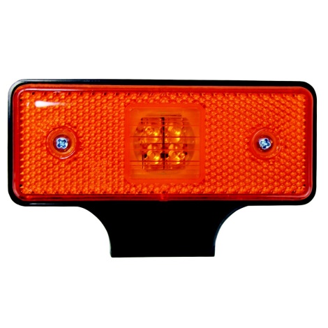 LED Reflektirajuća oznaka SINGLE LED/0,2W/12-24V IP67 narančasta
