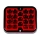 LED Reflektirajuća oznaka SINGLE LED/1,9W/12V IP67 crvena