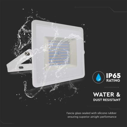 LED Reflektor LED/100W/230V 4000K IP65 bijela