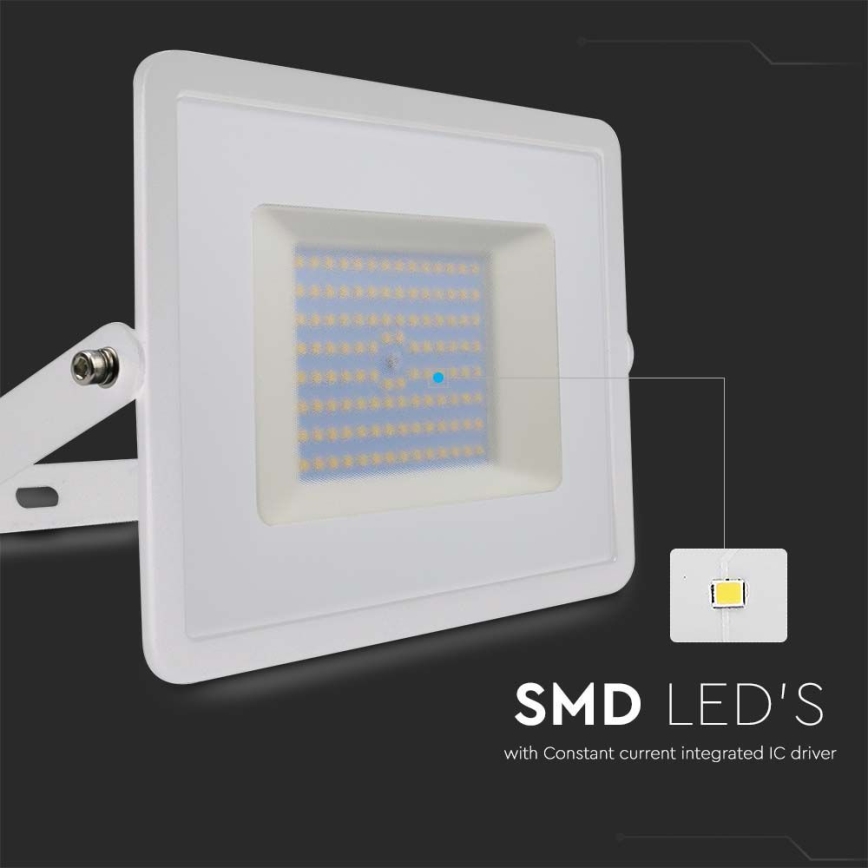 LED Reflektor LED/100W/230V 4000K IP65 bijela