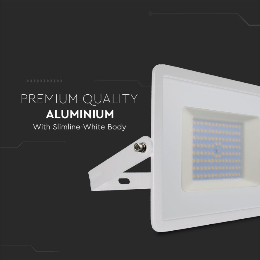 LED Reflektor LED/100W/230V 6500K IP65 bijela