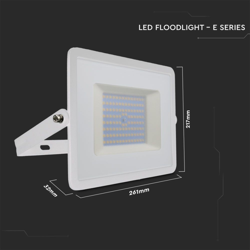 LED Reflektor LED/100W/230V 6500K IP65 bijela