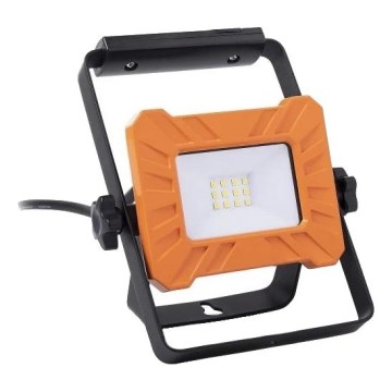 LED reflektor LED/10W/230V 6500K IP65 narančast/crn