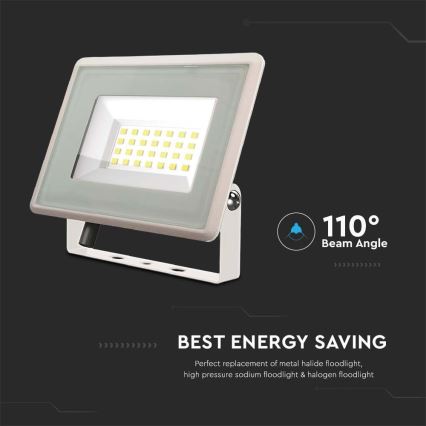 LED Reflektor LED/20W/230V 4000K IP65 bijela