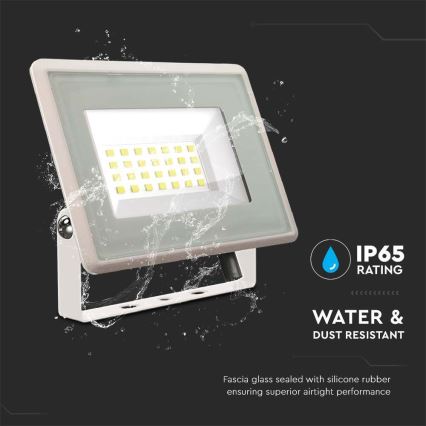 LED Reflektor LED/20W/230V 4000K IP65 bijela