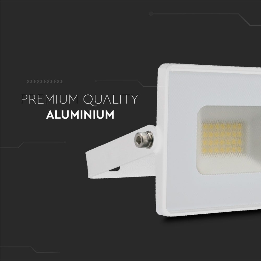 LED Reflektor LED/20W/230V 6500K IP65 bijela