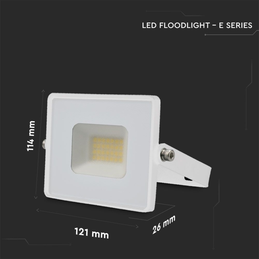 LED Reflektor LED/20W/230V 6500K IP65 bijela