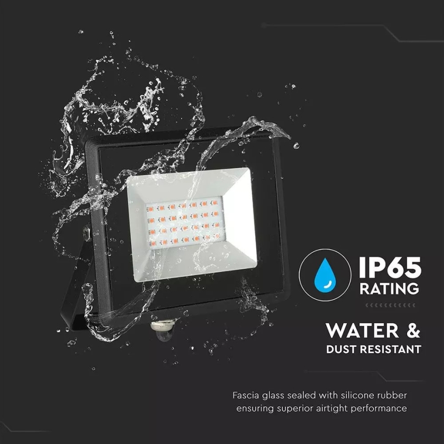LED Reflektor LED/20W/230V IP65 ružičasto svjetlo