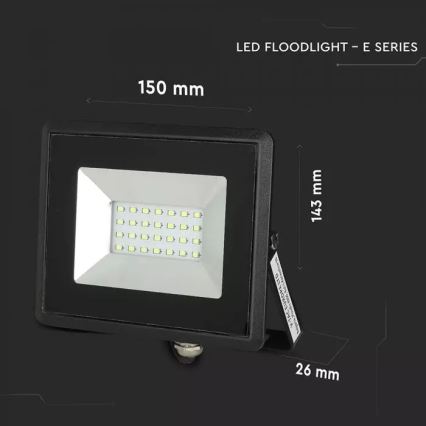 LED Reflektor LED/20W/230V IP65 zelena svjetlost