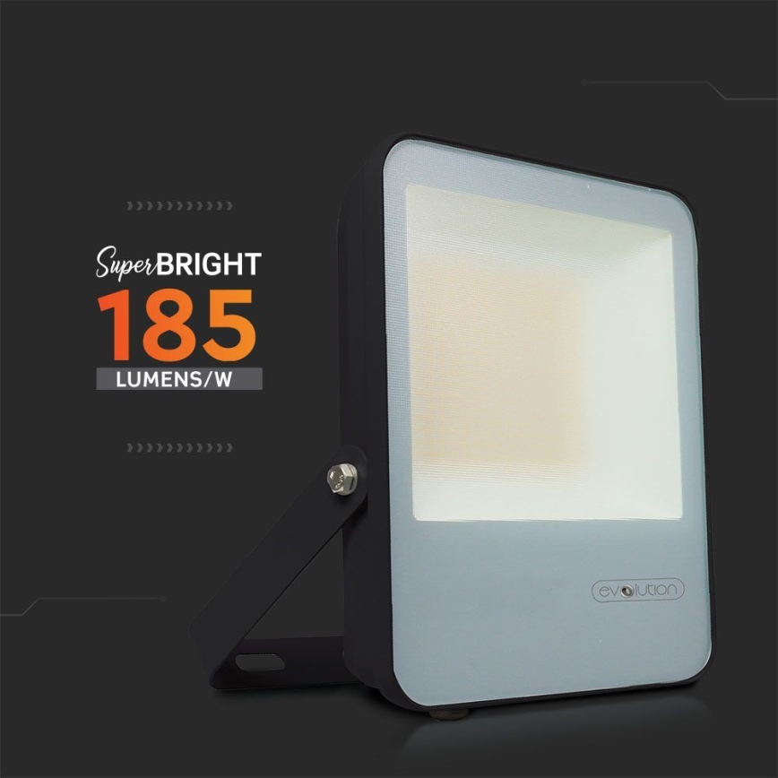 LED Reflektor LED/30W/230V 6400K IP65 crna