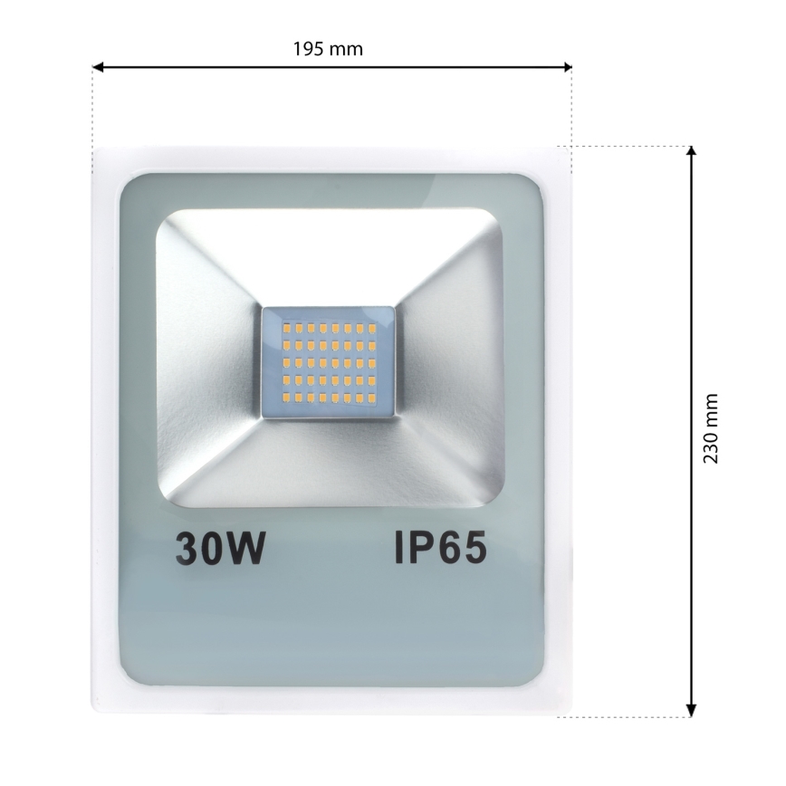 LED Reflektor LED/30W/230V IP65 4000K