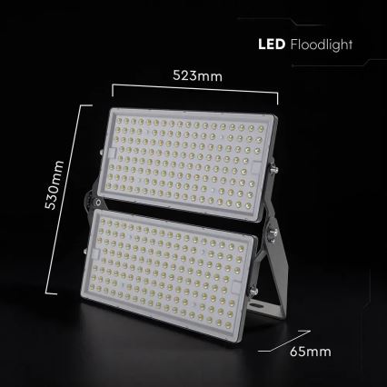 LED reflektor LED/500W/230V 6500K IP65 siva