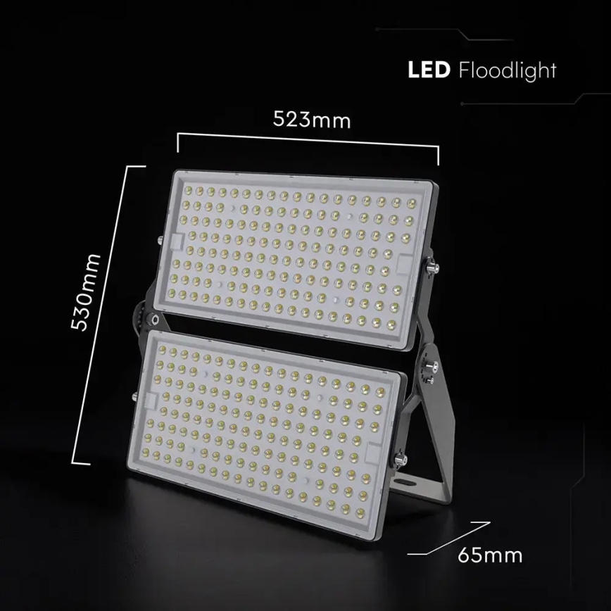LED reflektor LED/500W/230V 6500K IP65 siva