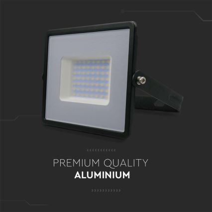 LED Reflektor LED/50W/230V 4000K IP65 crna