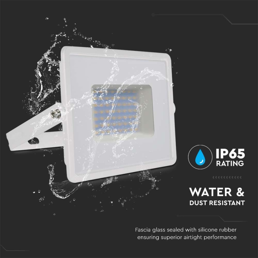 LED Reflektor LED/50W/230V 6500K IP65 bijela