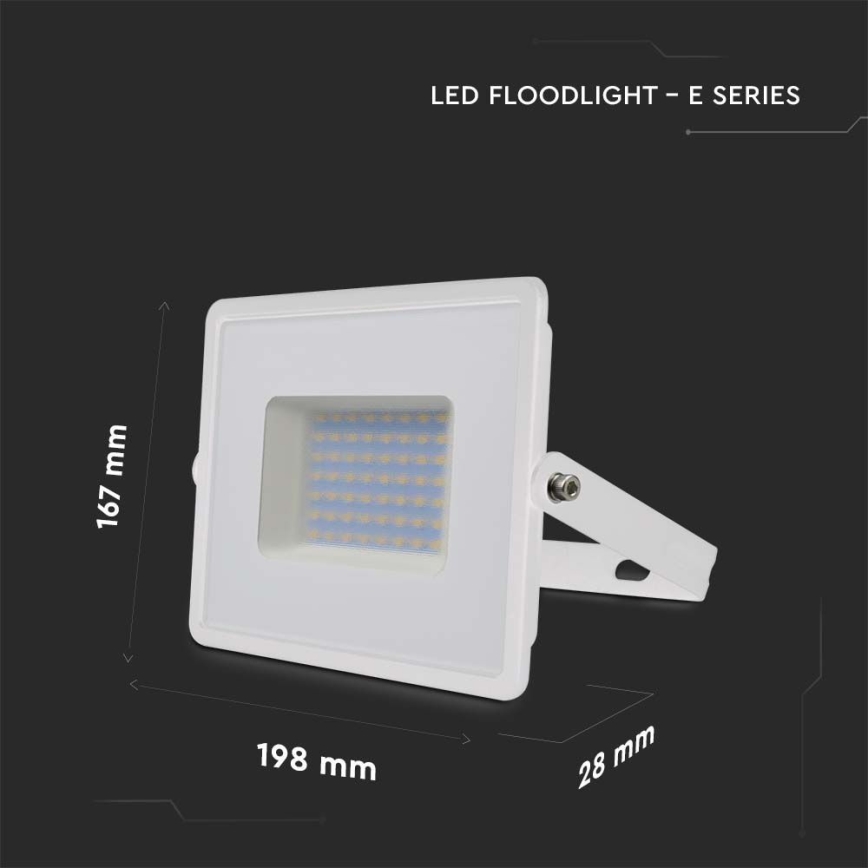 LED Reflektor LED/50W/230V 6500K IP65 bijela