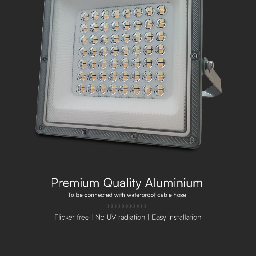 LED Reflektor LED/50W/230V IP65 3000/4000/6500K siva
