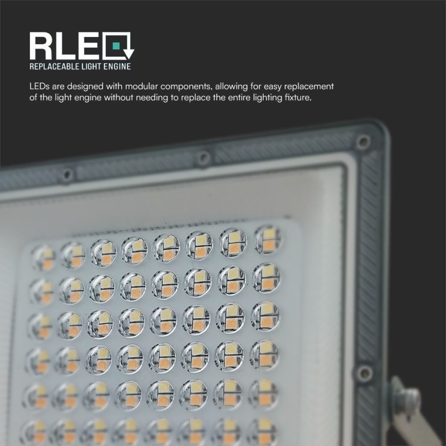 LED Reflektor LED/50W/230V IP65 3000/4000/6500K siva