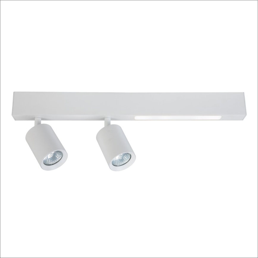 LED Ugradbena svjetiljka MAGNET LED/5W/230V + 2xGU10/60W 3000/4000K bijela