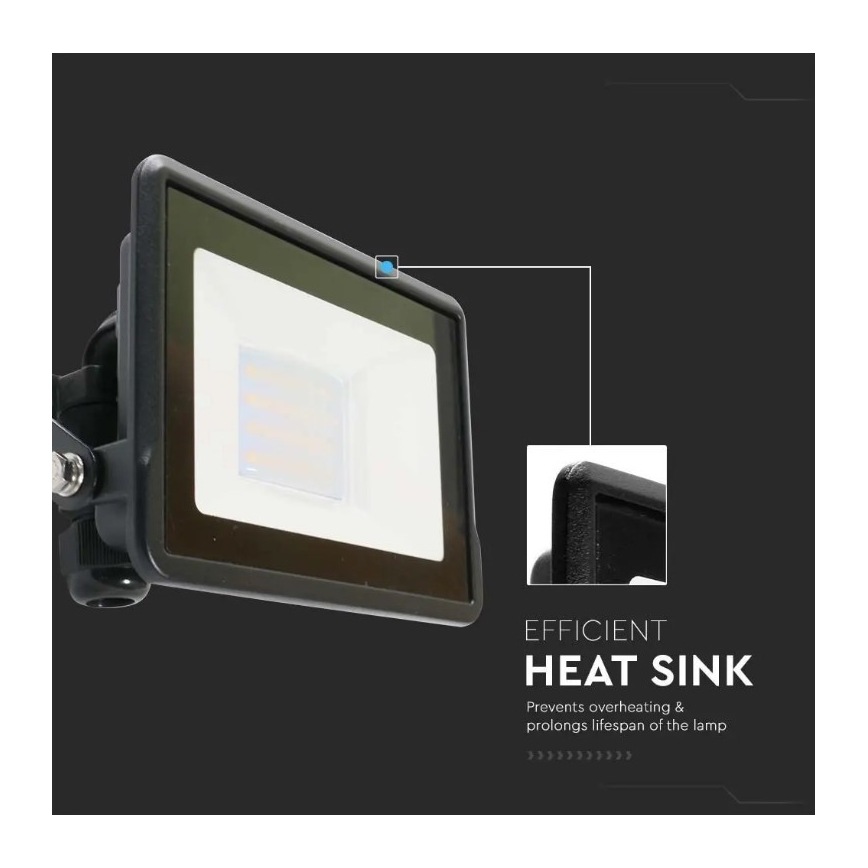LED Reflektor s izravnim priključivanjem SAMSUNG CHIP LED/20W/230V IP65 6500K