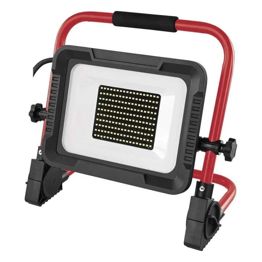 LED reflektor s postoljem ELION LED/100W/230V 4000K IP65 crvena/crna