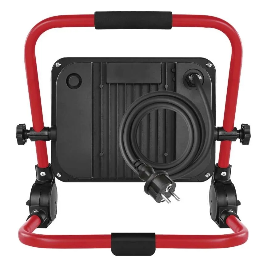 LED reflektor s postoljem ELION LED/100W/230V 4000K IP65 crvena/crna